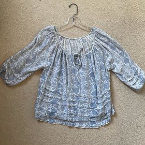BOHO blouse. Love this design and color!